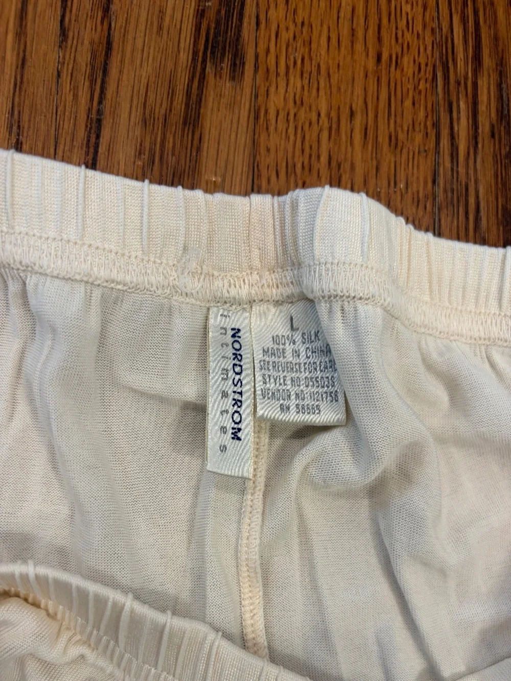 🤍 Nordstrom Intimates 100% Silk Long John Pants | L 🤍